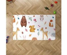 Oedim Alfombra Infantil Animales para Habitaciones PVC | 95 x 120 cm |Moqueta PVC | Suelo vinÃ­lico | DecoraciÃ³n del Hogar | Suelo Sintasol | Suelo de ProtecciÃ³n Infantil |