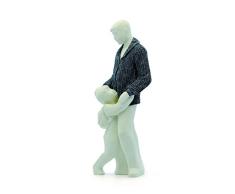 Nadal Figura Decorativa hasta Luego Papa, Resina, Multicolor, 7.50x8.50x22.00 cm