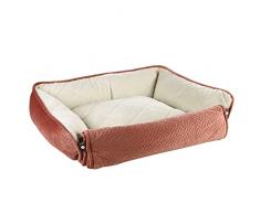 SofÃ¡ Cama de Perro de Coral Suave con Manta plegable-60x50x18