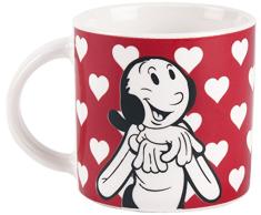 Excelsa Olivia Taza CafÃ©, Porcelana, Rojo