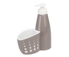 Gimel Dispensador de jabón, Blanco/Gris, 7
