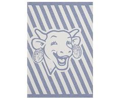 Coucke â Delantal BBQ, algodón, Azul Marino, 85 x 76 cm