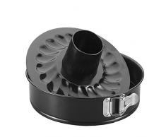 Metaltex Dolceforno Superior Molde de reposterÃ­a Desmontable Doble Fondo, Acero, Negro, 26 cm