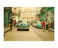 Komar Wandbild Von Cuba Rush | Poster, Bild, Wohnzimmer, Schlafzimmer, Dekoration, Kunstdruck | ohne Rahmen | P122C-70x50 fotomural, carbÃ³n