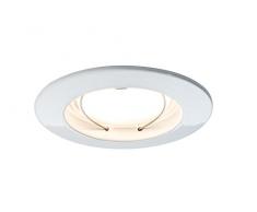 Paulmann 927.21 Interior 6.8W Color blanco - Punto de luz (Interior, Empotrada, Alrededor, LED, Blanco cálido, IP44)