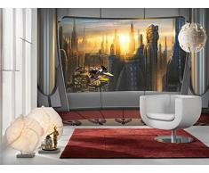 Komar Star Wars Coruscant View - Papel Pintado (Vinilo, 368 x 0,2 x 254 cm)