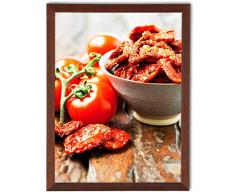 Cuadro en marco | Póster | Moderno | Pared | Artista | Varios Temas 30x40cm | (tomates secos)
