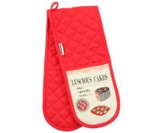 Good Housekeeping Institute - Guante de cocina, diseño de tartas y texto Luscious Cakes, color rojo