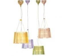 Kartell Ge Lámpara E27, Blanco y Dorado 37 x 26 x 37 cm