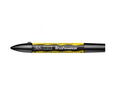Winsor & Newton Rotulador BrushMarker, Canary (Y367), Amarillo