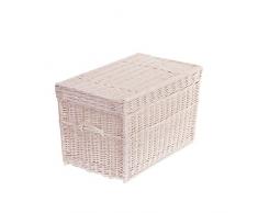 28 x 9 x 14 cm Artemio VIBAR Cesta Rectangular de Madera Color Beige