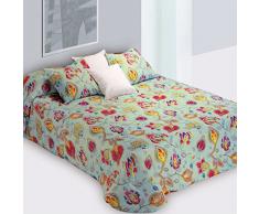 Burrito Blanco - EdredÃ³n con cuadrantes 389 Multi de cama de 90x190/200 cm