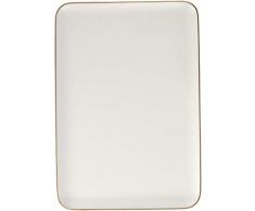ADomo PV-LIV-1193 Point-Virgule - Bandeja rectangular (33 x 23 cm, madera), color blanco
