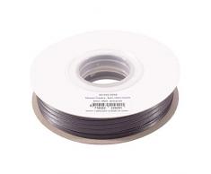 Vaessen Creative 301002-5005 Cinta Satinada, 3mm x 100m, Brillo Elegante para Crear Tarjetas, Scrapbooks, Envoltorios de Regalos y Otros Proyectos de Manualidades, Antracita