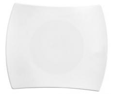 SATURNIA Tokio Plato Rectangular, Porcelana, Blanco, 25Â x 32Â x 3Â cm