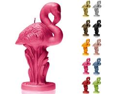 Candellana Hecho a Mano Flamingo Classic Vela de Regalo - Divertida - Vela Decorativa - Decoración del Hogar - Regalos para Amigos - Mecha de Algodón - Tiempo de Quemado 24h - Vela Dark Pink