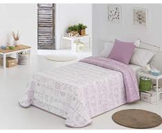 Vialman Colcha Bouti Ligero, Rosa, 105x190 cm