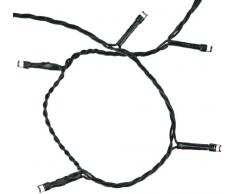 Naeve Leuchten 5051326 - Cadena de luces led (plástico, longitud del cable 10 m, longitud de la cadena de luces 16 m), color verde