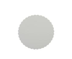 Einweggeschirr & Besteck Vajilla Desechable & Cubiertos 95362Â 500Â Tarta Documentos, cartÃ³n [RC], Redondo, diÃ¡metro 22Â cm, Color Blanco