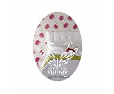 FLEXISTYLE Espejo Decorativo Primavera, 3mm Acrylic Mirror from EU, Living Room, Bedroom, Hallway, Unbreakable, DIY Home Decoration, Silver, Made in EU