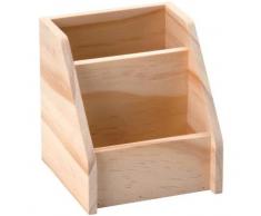 Glorex GmbH GLOREX portalápices, Madera, Natural, 11,5 x 10,5 x 10,5 cm
