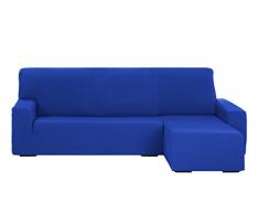 Martina Home Tunez Funda Sofá para Chaise Longue, Tela, Azul Eléctrico, Brazo derecho corto