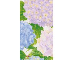 Caspari Entertaining con Hortensia jardÃn Toalla de Invitados, Papel, Lavanda, 11Â x 20Â x 3Â cm
