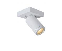 Lucide TAYLOR - Foco de techo BaÃ±o - LED Dim to warm - GU10 - 1x5W 2200K/3000K - IP44 - Blanco