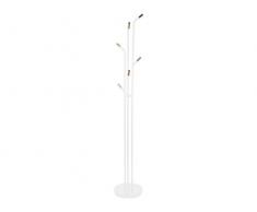 Leitmotiv Fushion Perchero EstanterÃ­a, Acero, Color Blanco, Talla Ãºnica