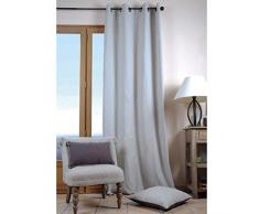Lovely Casa Duo R61490006 - Cortina Opaca (algodÃ³n, 240 x 135 cm), Color Perla
