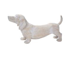 Figura Decorativa de la Marca DKD Home Decor Beige Resina Perro (48 x 15 x 23.5 cm) (Referencia: S3019689)