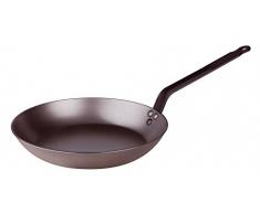 Ollas Agnelli Lyonnaise Sartén con Mango, Pesado, Hierro, Gris, 36 cm