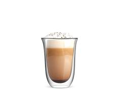 Bialetti Set 2 Vaso Double Wall Firenze, 300ml, Aislamiento TÃ©rmico, Vidrio Borosilicato