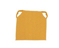 Soleil docre Paon - CojÃn para Silla (poliéster, 40 x 40 cm), Color Amarillo