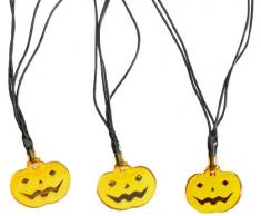 Brauns Heitmann 6715 - Guirnalda led con calabazas (funciona con 3 pilas AA), color naranja