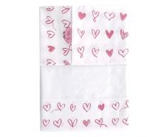TI TIN | Conjunto de Sábanas para MaxiCuna 70x140 | Pack de 3 Piezas (Encimera + Bajera Ajustable con Elásticos + Funda Almohada) | Ropa para Cuna | PopelÃn 100% Algodón