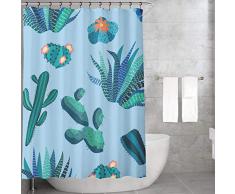 Bonamaison Cortinas de Ducha, poliÃ©ster, Multicolor, 155x220 cm