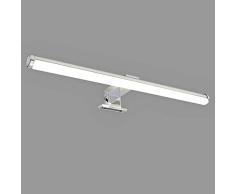 Briloner Leuchten - luz de espejo LED, cromada, 6 vatios, 600 lÃºmenes, 4.000 Kelvin, IP23