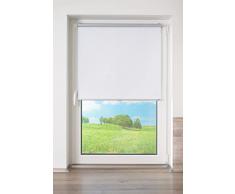 Estor con Estructura Moderna, Color Blanco, 105 cm x 150 cm (Ancho x Largo)