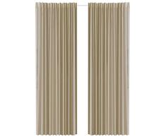 Jover Relic Cortina Cinta fruncidora, Acrílico, Beige, 240x5x270 cm
