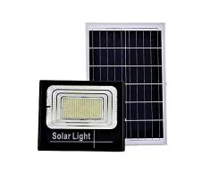 LEOFLA Foco LED de 400 W SMD con Panel Solar, Sensor crepuscular y Mando a Distancia, Variable, Media