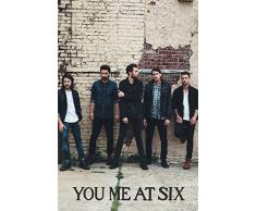 GB eye-Marco de Fotos, diseÃ±o con Texto You Me at Six (Wall)-Maxi Poster Sonic