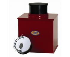Phoenix Safe Company PHOENIX Caronte por suelo radiante seguro con cerradura con llave, metal, rojo