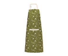Premier Housewares Kendal Delantal, Algodón, Verde, 1x69x87 cm