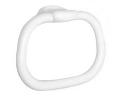 MSV TOALLERO Anilla Blanco Basic, Polipropileno, 28x22.5x22.5 cm