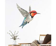 Ambiance Sticker Pegatinas Origami - Pegatina autoadhesiva Colibri â DecoraciÃ³n de Pared para Dormitorio y salÃ³n â 40 x 40 cm
