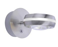 Trio Leuchten Smart Home - Lámpara de pared (metal y níquel)