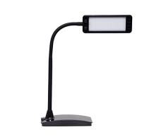 MAULpearly Colour Vario 8201790 - Lámpara de mesa led (regulable, 36 cm de altura, brazo flexible, con soporte), color negro