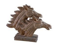 DiseÃ±o Toscano Running Galope Caballo Estatua de la Libertad, marrÃ³n