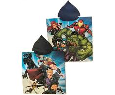 Marvel Poncho Toalla Playa Piscina BAÃO con Capucha Los Vengadores 50 x 100 cm